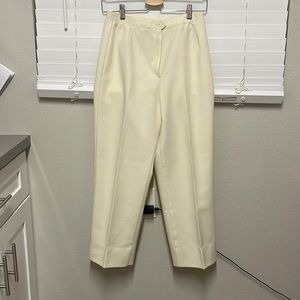 Vintage cream petite trousers